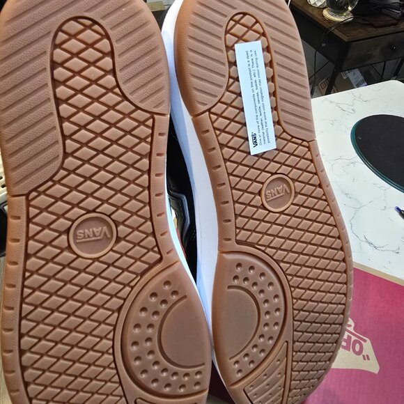 Vans Lowland 2.0 Black/White VN000D6RBZW Skateboard Everyday Sneakers MENS SZ 10 - Picture 7 of 11